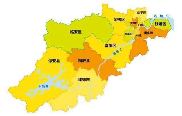 杭州市各个区gdp排名（杭州各个区繁华程度排名）