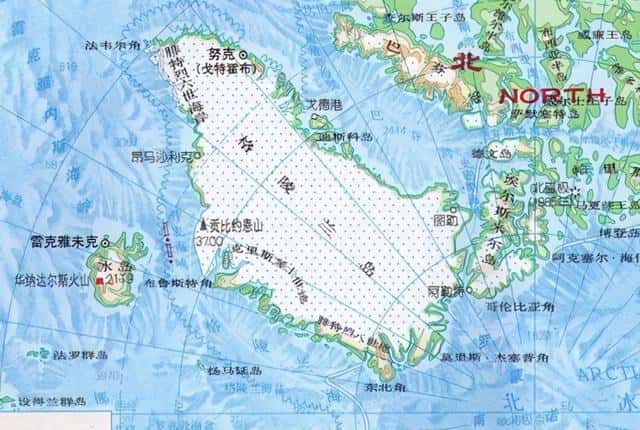 格林兰岛在世界位置（格林兰岛在世界地图）